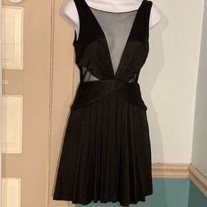 Black bcbg mini dress